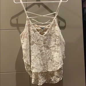 Express lace tank